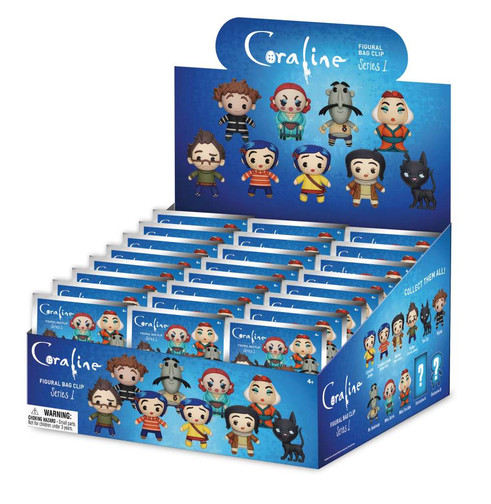 Coraline Series 1 Bag Clip Blind Box Display (24) monogram