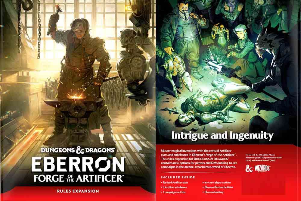 Dungeons & Dragons - Eberron: Forge of the Artificer wizards of the coast