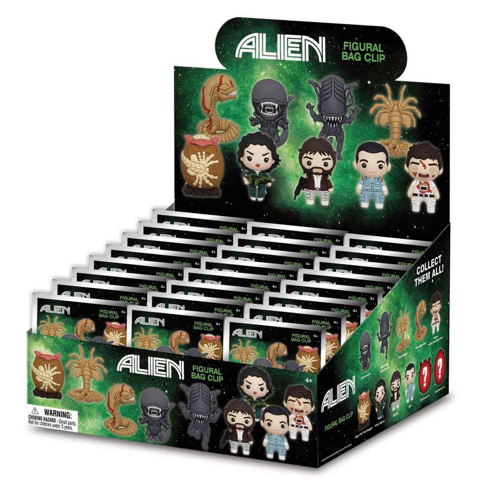 Aliens (1979) påspärrsklipp blind box display (24)