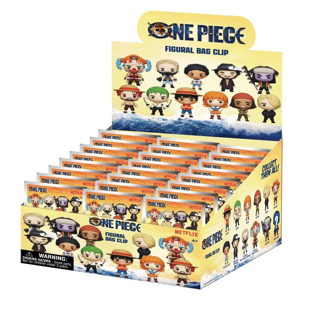One Piece Netflix-serie 1 Bag Clip Blind Box Display (24) - Robotto