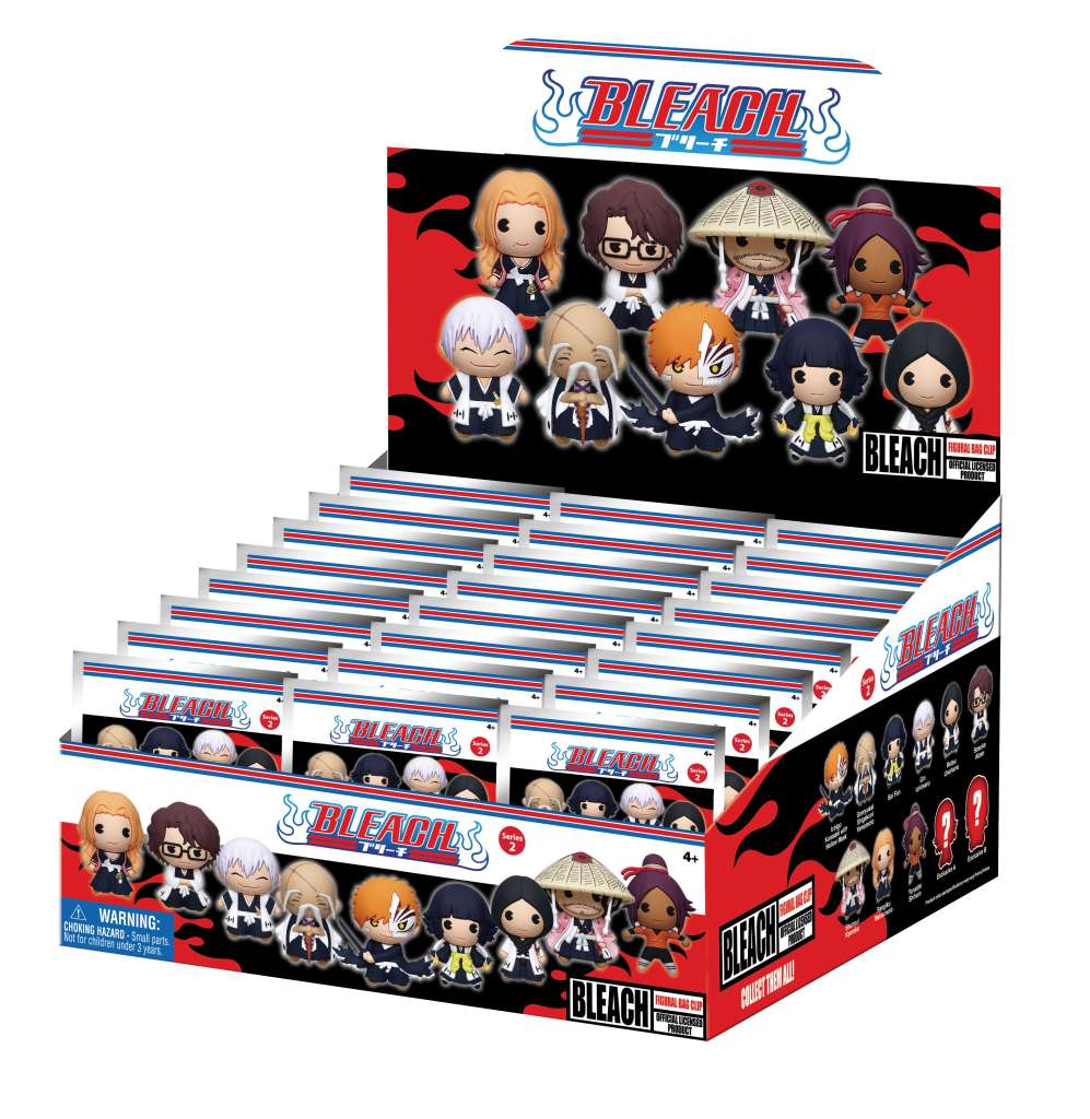 Bleach S2 Bag Clip Blind Box Display (24 stycken) monogram