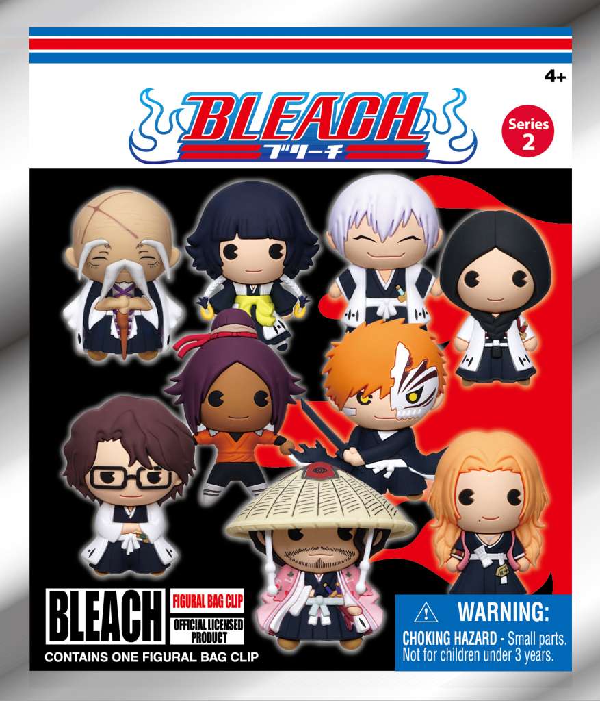 Bleach S2 Bag Clip Blind Box Display (24 stycken) monogram