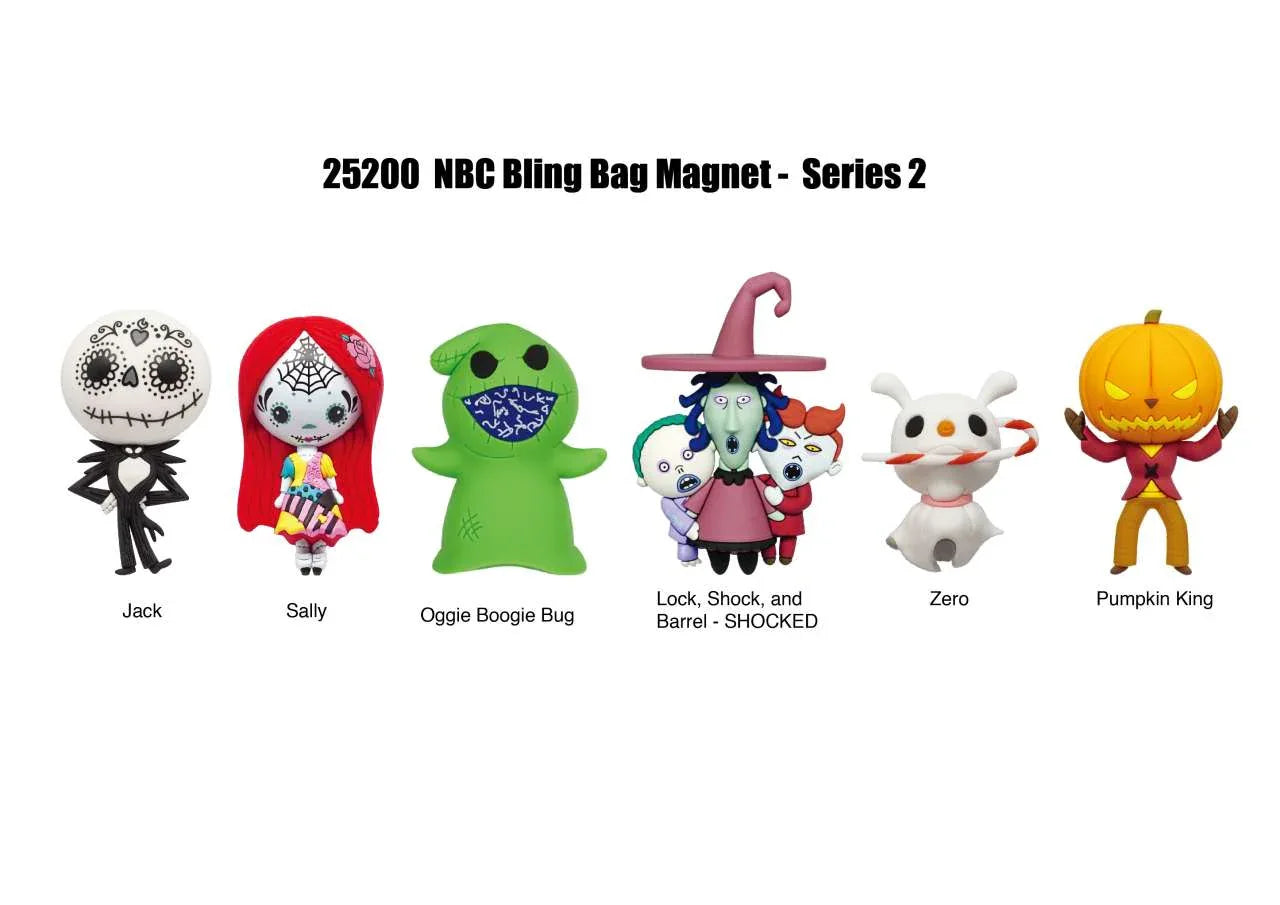 Nightmare Before Christmas Magneter Blind Pack Display (12) - Robotto