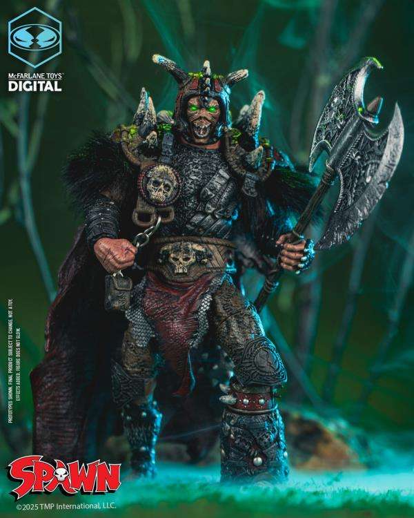 Spawn: The Dark Ages - Bloodaxe med Häst (Två-pack) mcfarlane toys 2025