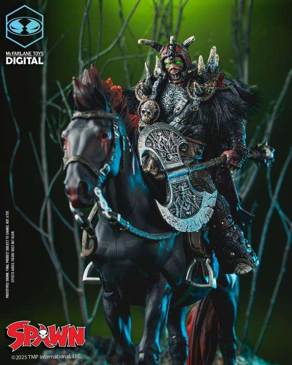 Spawn: The Dark Ages - Bloodaxe med Häst (Två-pack) mcfarlane toys 2025