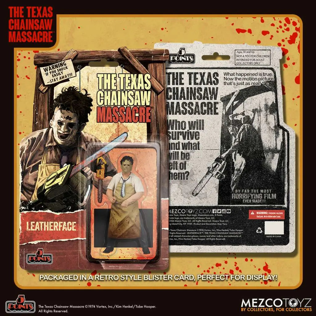 5 Points Texas Chainsaw Massacre 1974 Leatherface Actionfigur