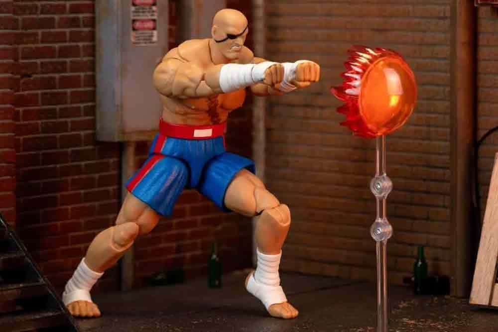 Street Fighter 2: Sagat - De Luxe Action Figure i Skala 1:12 jada toys