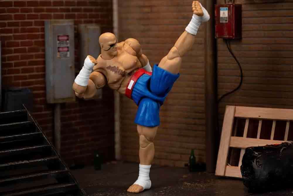 Street Fighter 2: Sagat - De Luxe Action Figure i Skala 1:12 jada toys