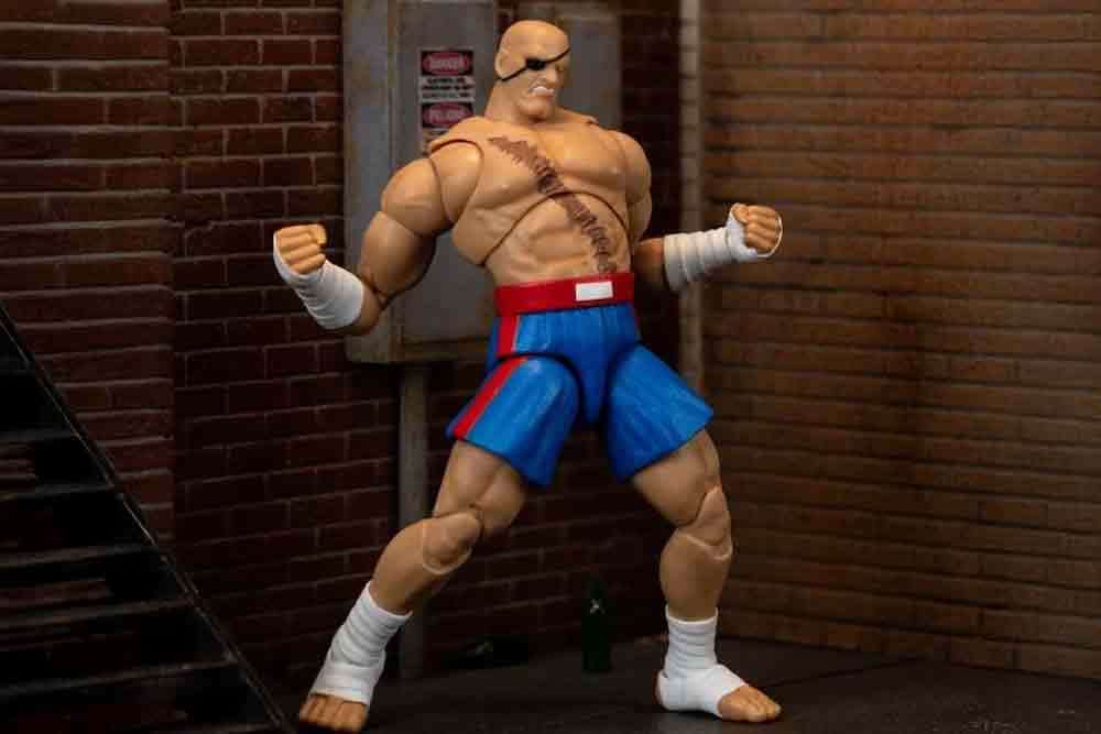 Street Fighter 2: Sagat - De Luxe Action Figure i Skala 1:12 jada toys