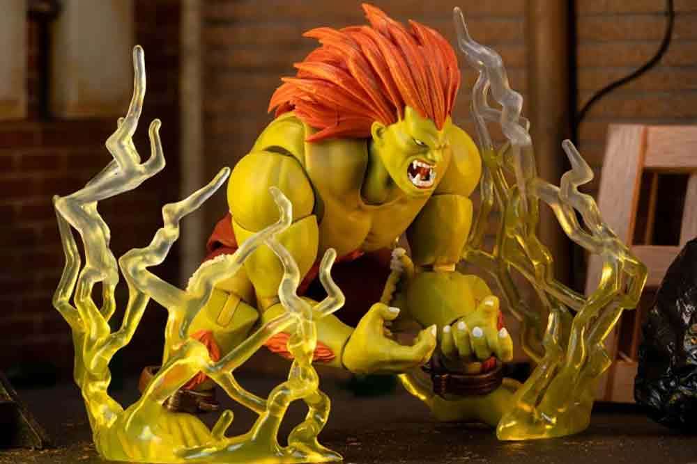 Street Fighter 2: Blanka - De Luxe Actionfigur Skala 1:12 jada toys