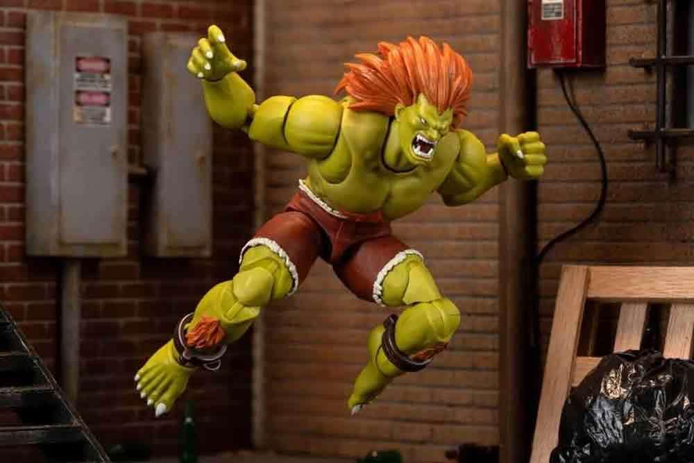 Street Fighter 2: Blanka - De Luxe Actionfigur Skala 1:12 - Robotto