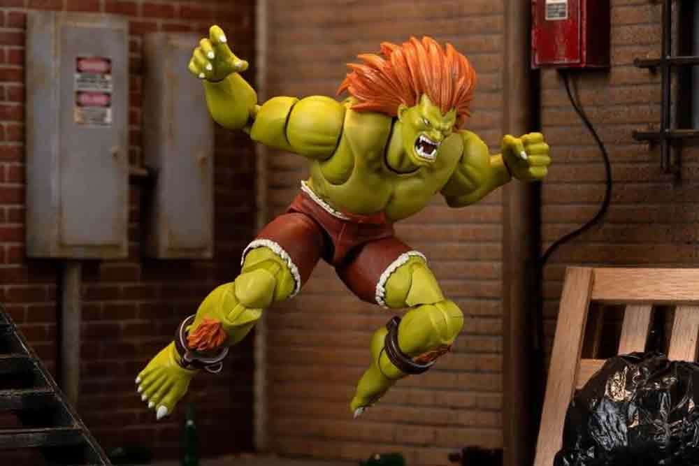 Street Fighter 2: Blanka - De Luxe Actionfigur Skala 1:12 jada toys