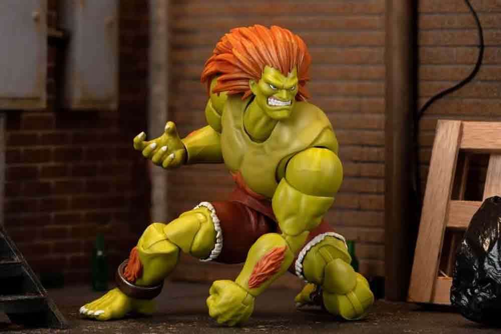 Street Fighter 2: Blanka - De Luxe Actionfigur Skala 1:12 jada toys