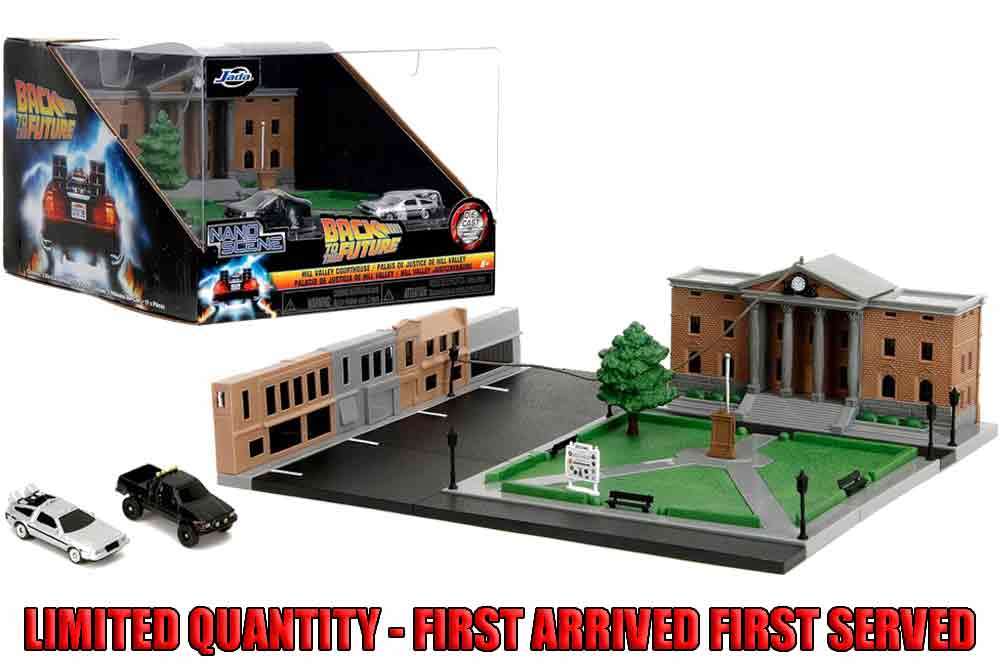 Tillbaka till Framtiden - Klocktorn Diorama Nano Scen Robotto