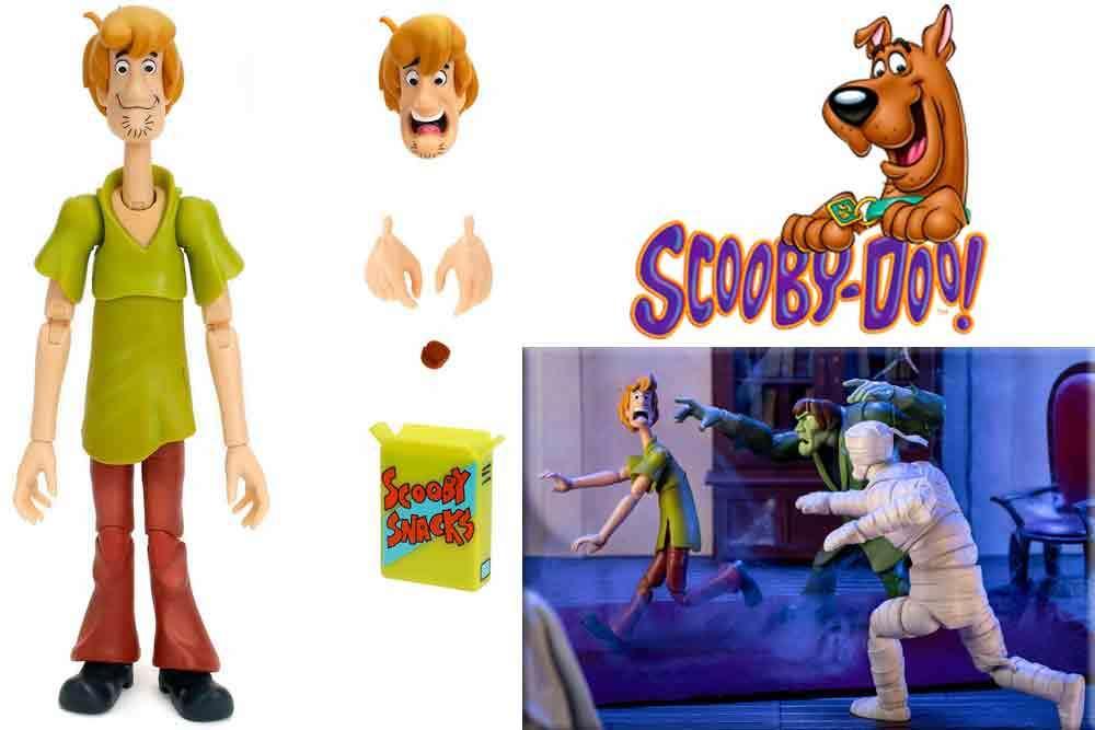 Scooby-Doo Wave 1: Shaggy - De Luxe Action Figur Scale 1:12 - Robotto