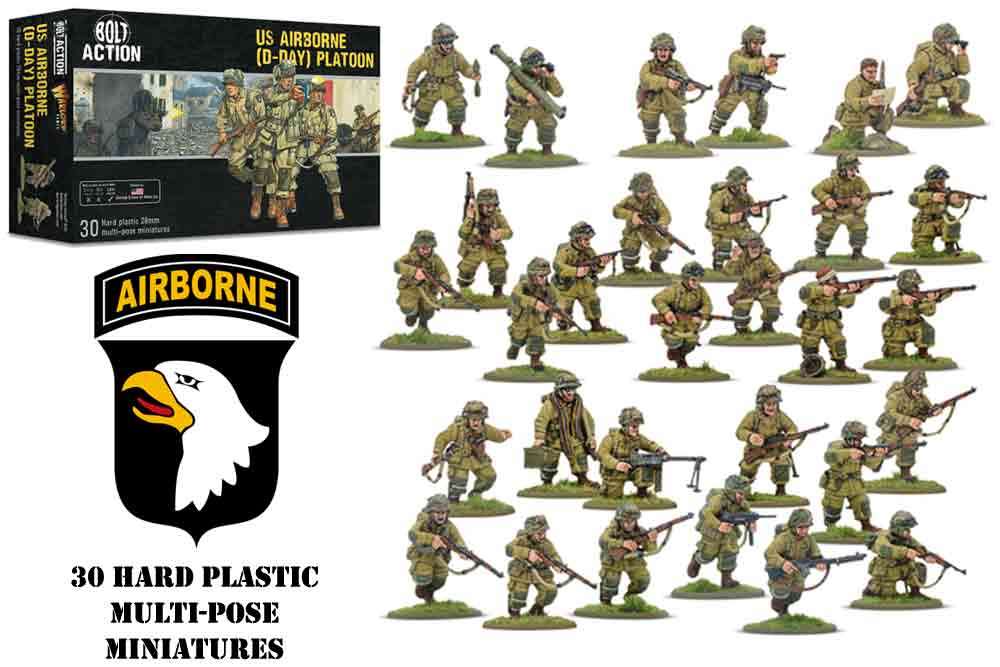 US Airborne (D-Day) Platoon warlord games