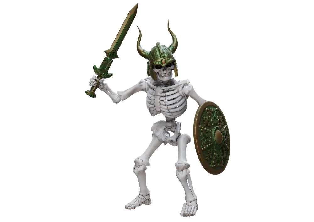 Immortal Champions Undead Skeletal Guardian Action Figure boss fight studio