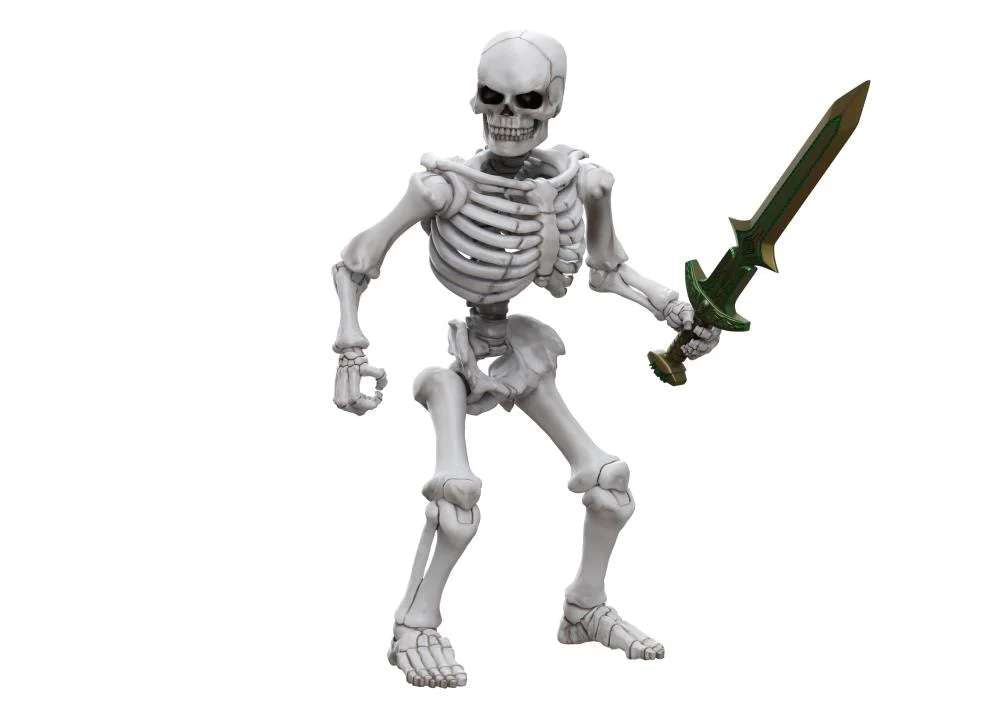 Immortal Champions Undead Skeletal Guardian Action Figure boss fight studio