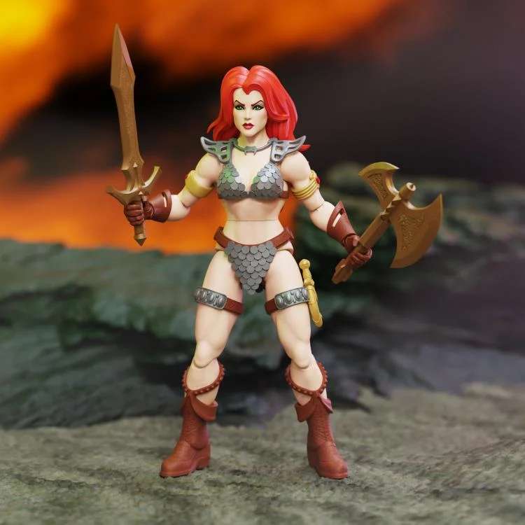 Immortal Champions Red Sonja Actionfigur boss fight studio