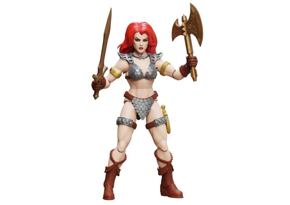 Immortal Champions Red Sonja Actionfigur boss fight studio