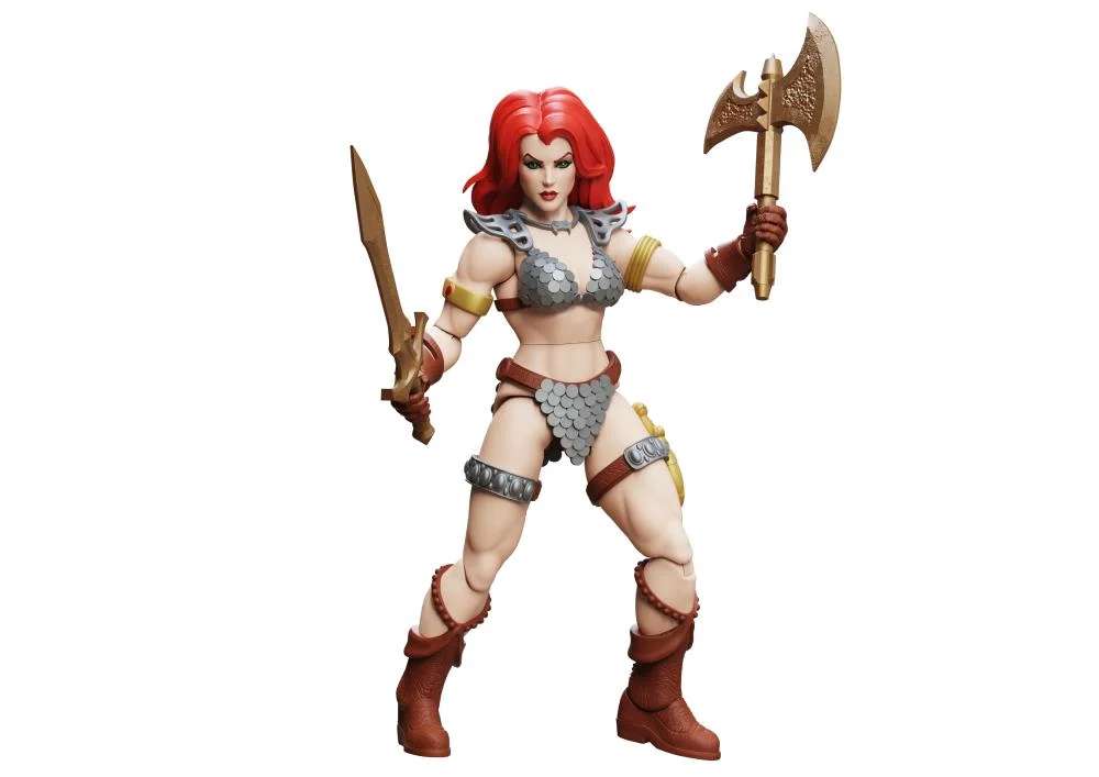 Immortal Champions Red Sonja Actionfigur boss fight studio