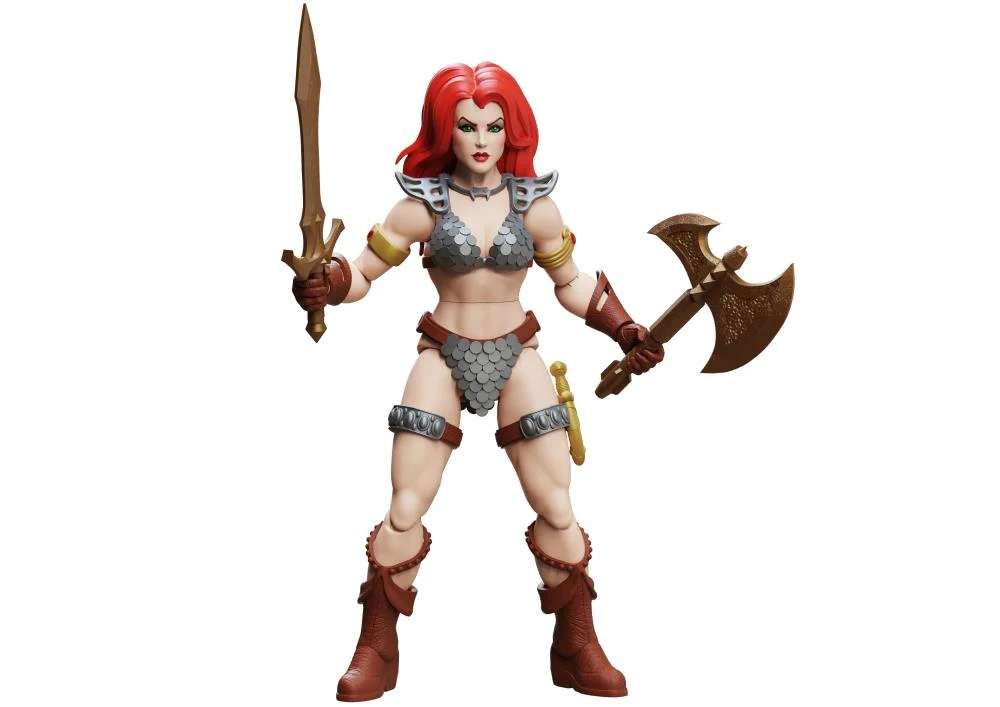 Immortal Champions Red Sonja Actionfigur boss fight studio