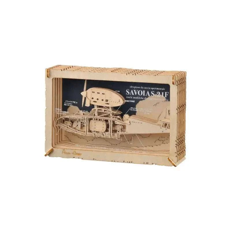 PORCO ROSSO SAVOIA WOOD STYLE PAPER THEATER - bild 1