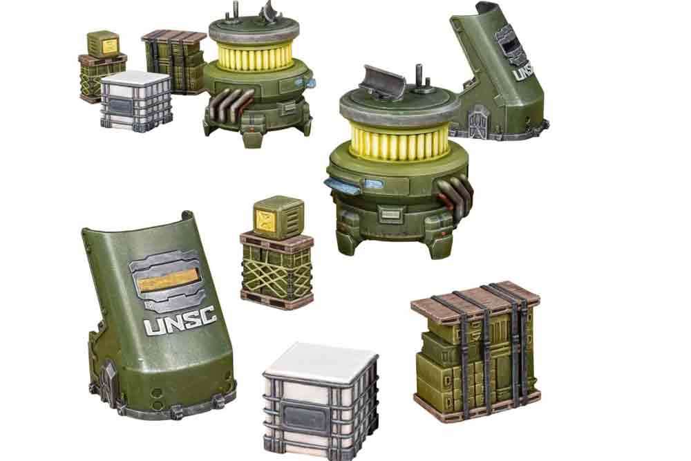 Halo: Flashpoint - UNSC Scenery Set mantic
