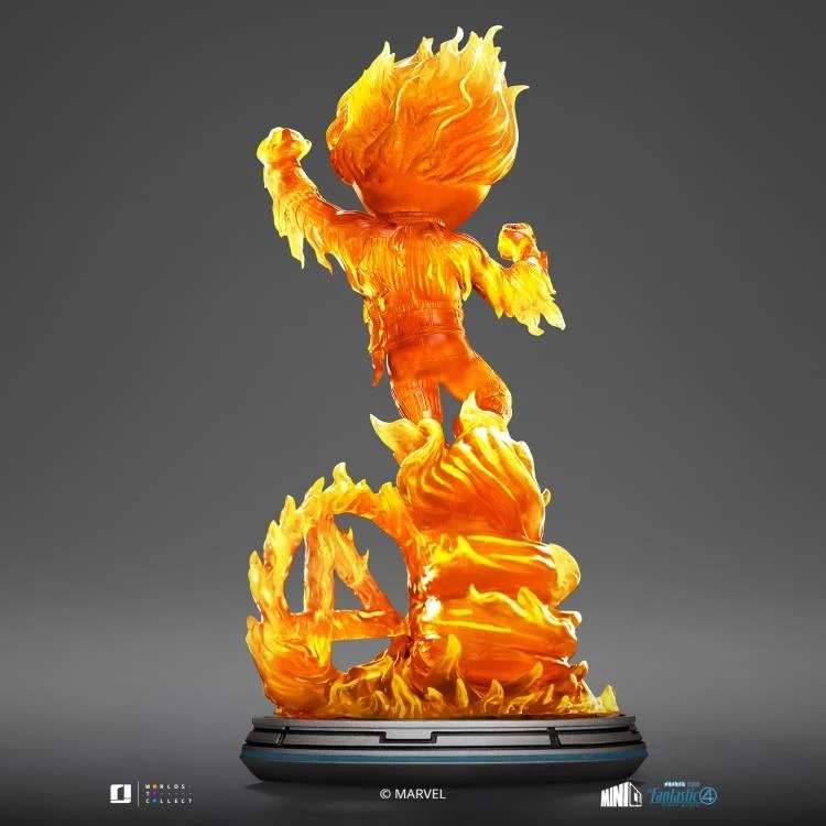 Fantastic Four First Steps Human Torch Minico iron studios
