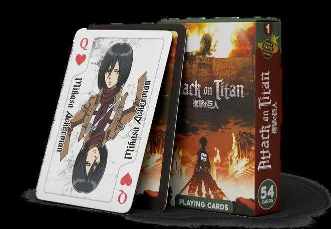 Manga Cards Attack On Titan Playing Cards
