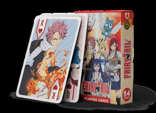Mangacards Fairy Tail Spelkort don t panic games