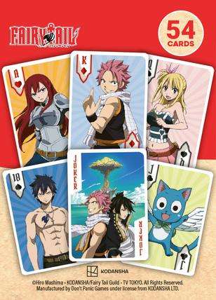 Mangacards Fairy Tail Spelkort don t panic games
