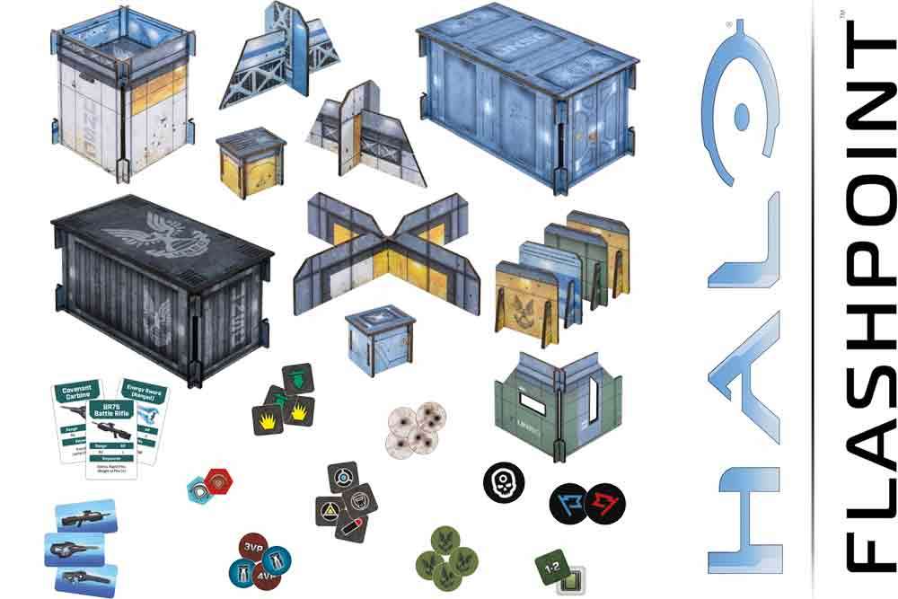 Halo: Flashpoint - UNSC Base Terrain Set mantic