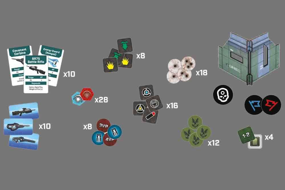 Halo: Flashpoint - UNSC Base Terrain Set mantic