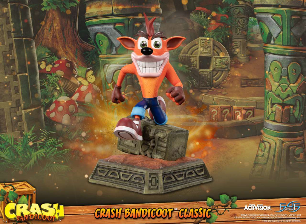 Crash Bandicoot Classic Resin Statue - Samlarfigur i hög kvalitet first4figures