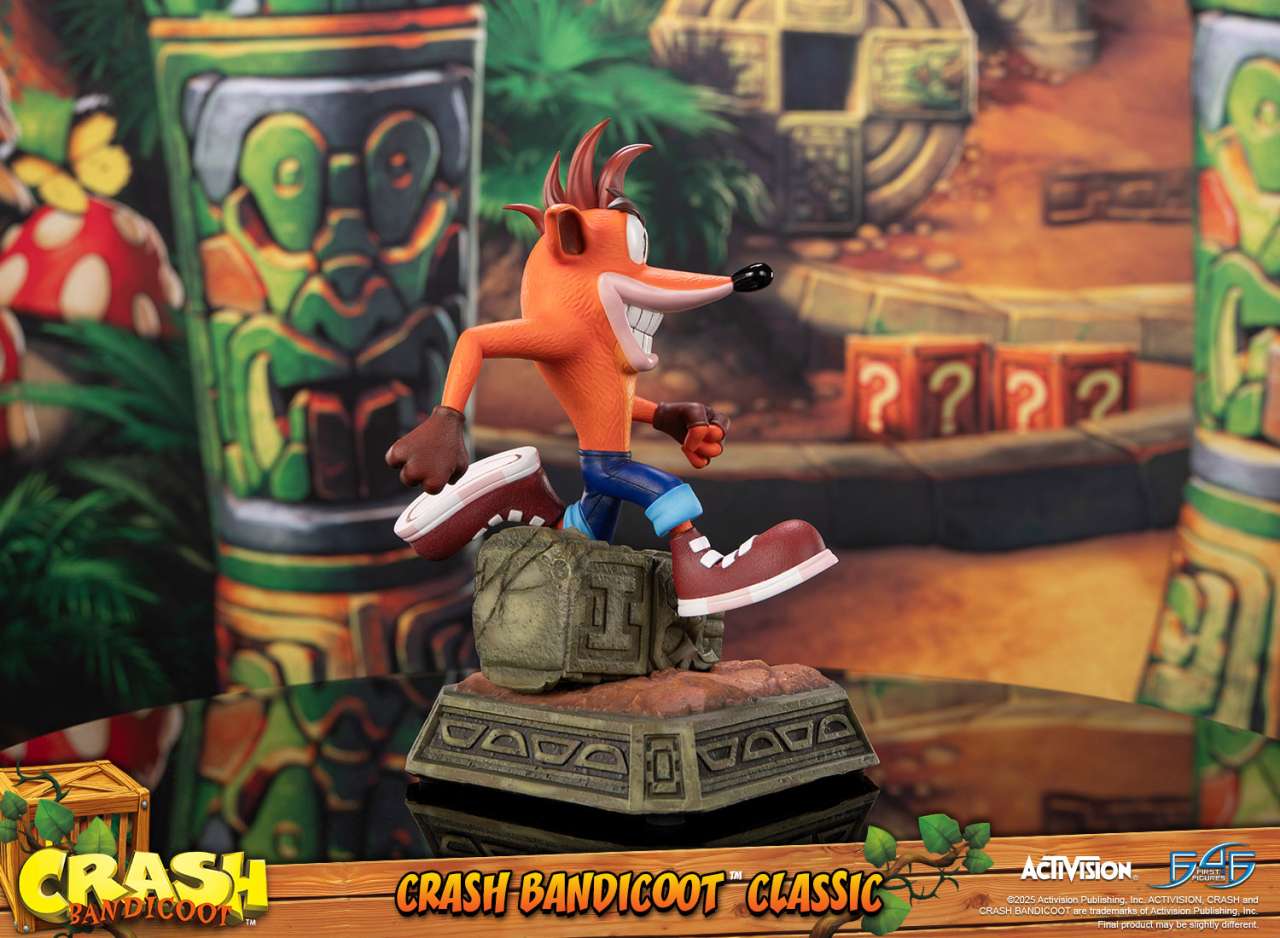 Crash Bandicoot Classic Resin Statue - Samlarfigur i hög kvalitet first4figures