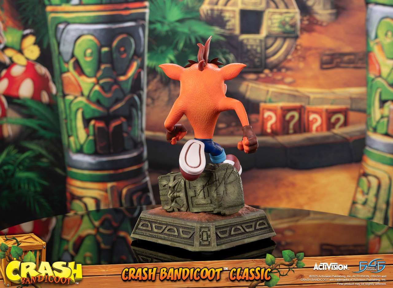 Crash Bandicoot Classic Resin Statue - Samlarfigur i hög kvalitet first4figures