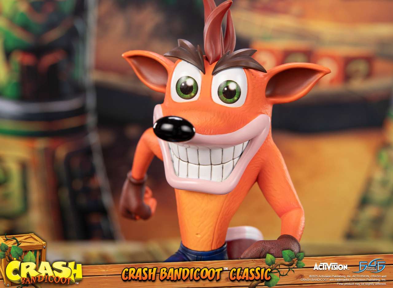 Crash Bandicoot Classic Resin Statue - Samlarfigur i hög kvalitet first4figures