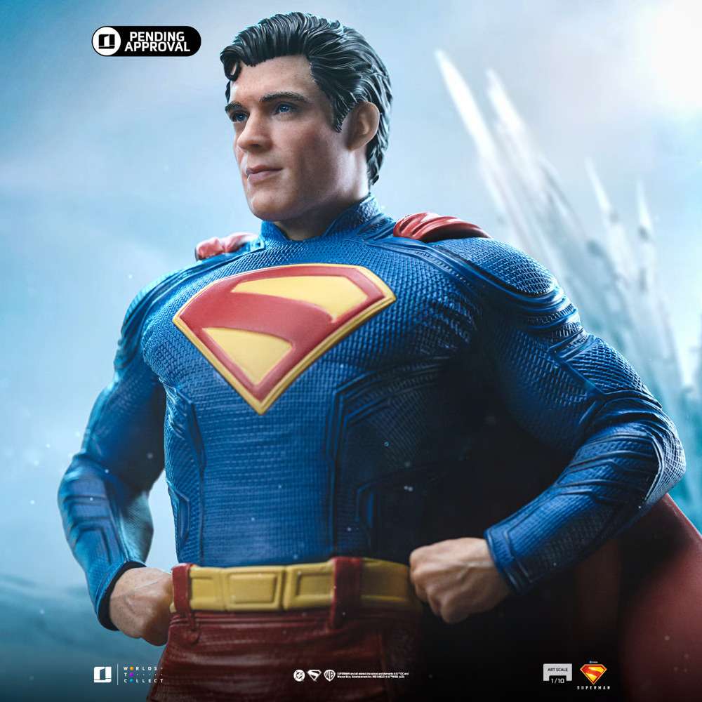 Superman Legacy Superman & Krypto 1/10 Staty iron studios