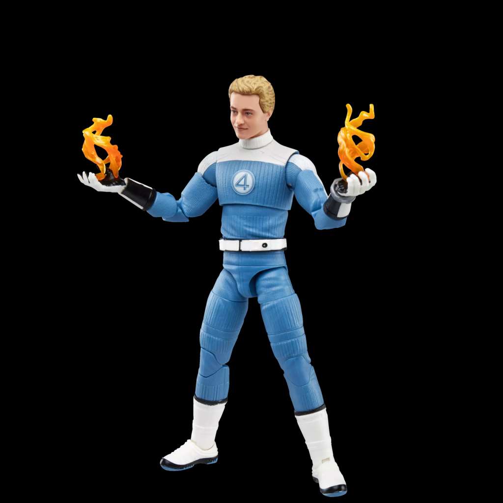 Marvel Legends Fantastic Four Första Steg Johnny Storm Action Figur