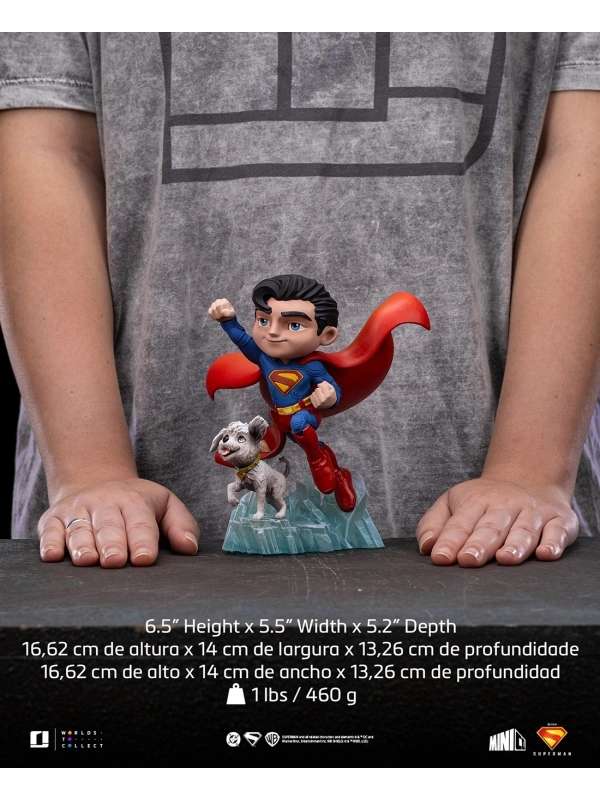 Superman Legacy Superman & Krypto Minico iron studios
