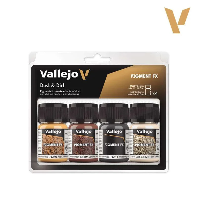 Vallejo Pigments 73190 - Set för Damm och Smuts - Robotto