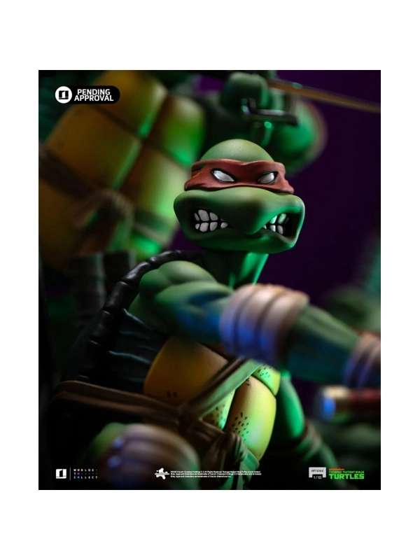 Teenage Mutant Ninja Turtles Kevin Eastman Version 1/10 Staty Set iron studios
