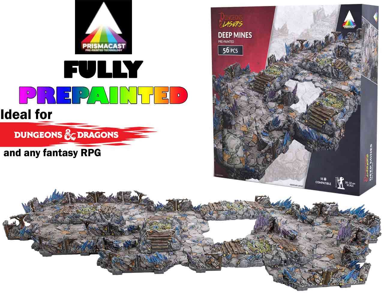 Dungeons & Lasers: Deep Mines - Prismatic Terrains archon games