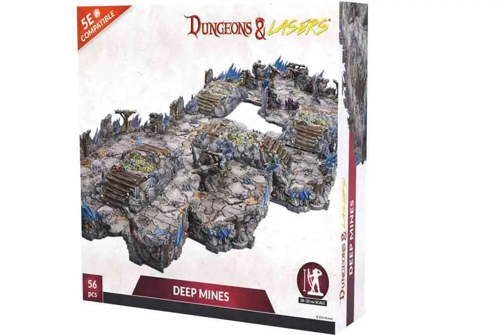 Dungeons & Lasers: Deep Mines - Omalade Terränger för Spel