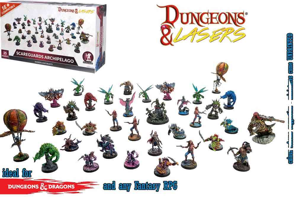 Dungeons & Lasers: Raiders and Beasts of Scareguards Arkipelago archon games