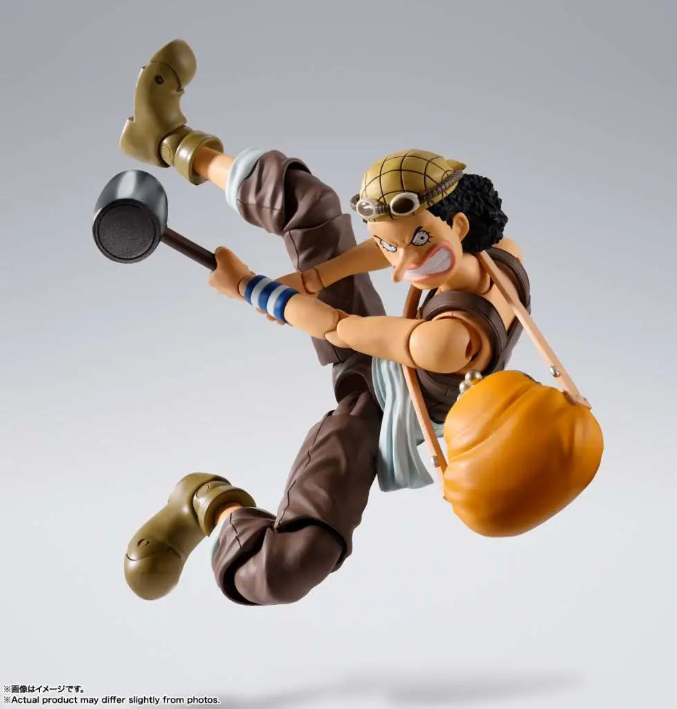 One Piece Usopp Romance Dawn S.H.Figuarts Actionfigur i East Blue-outfit
