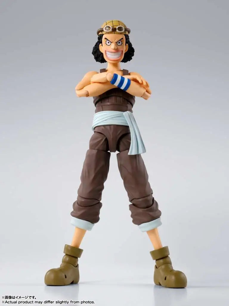 One Piece Usopp Romance Dawn S.H.Figuarts Actionfigur i East Blue-outfit