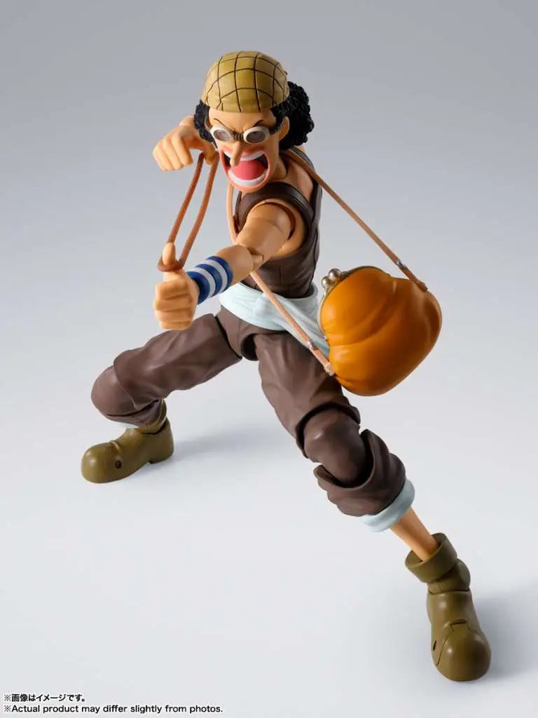 One Piece Usopp Romance Dawn S.H.Figuarts Actionfigur i East Blue-outfit