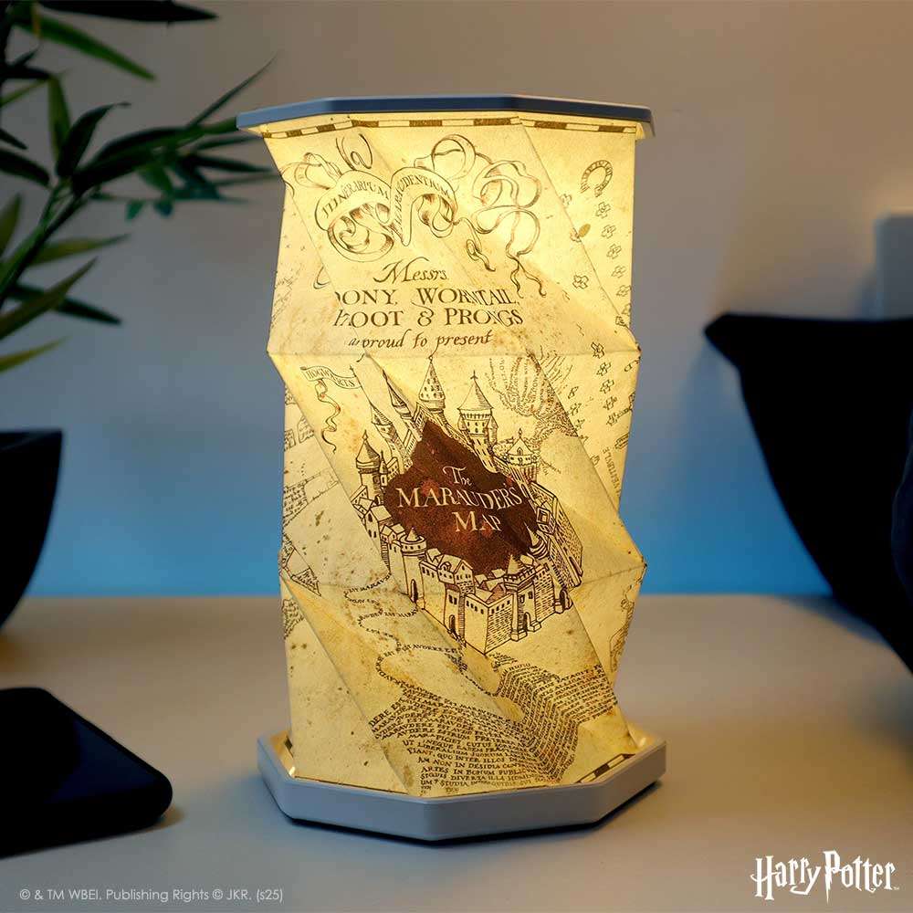 Harry Potter Marauders Map Fällbar USB-lampa nemesis now